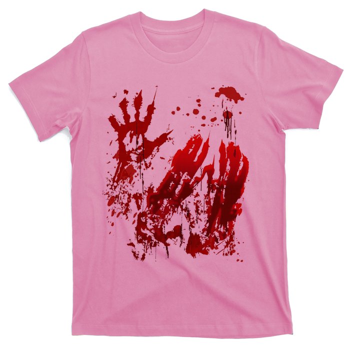 Bloody Halloween Blood Splatter Zombie Hand T-Shirt