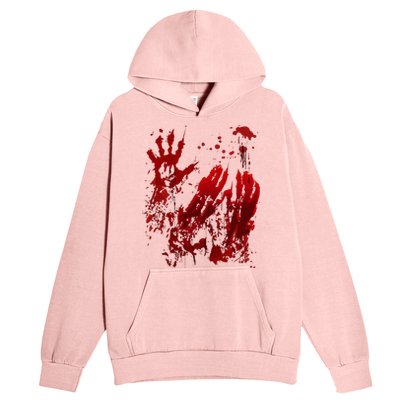 Bloody Halloween Blood Splatter Zombie Hand Urban Pullover Hoodie