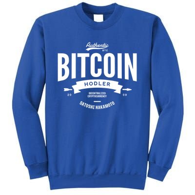 Bitcoin Hodler Btc Blockchain Crypto Bull Run 2021 Vintage Gift Tall Sweatshirt