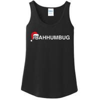 Bahhumbug Hashtag Bah Humbug Santa Hat Grumpy Hate Ladies Essential Tank