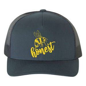 Bee Honest Be Honest Lovely Summer Bee Honesty Truth Trust Meaningful Gift Yupoong Adult 5-Panel Trucker Hat