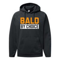 Bald Head Baldy Baldheaded No Hair Baldie Bald Guy Performance Fleece Hoodie