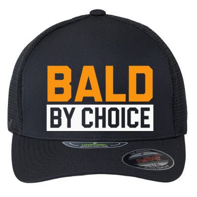 Bald Head Baldy Baldheaded No Hair Baldie Bald Guy Flexfit Unipanel Trucker Cap