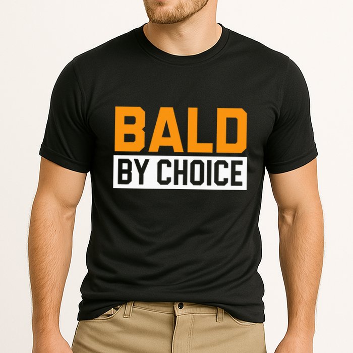 Bald Head Baldy Baldheaded No Hair Baldie Bald Guy Cooling Performance Crew T-Shirt