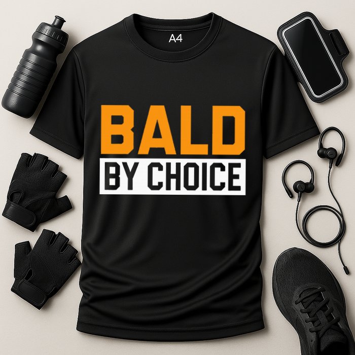Bald Head Baldy Baldheaded No Hair Baldie Bald Guy Cooling Performance Crew T-Shirt