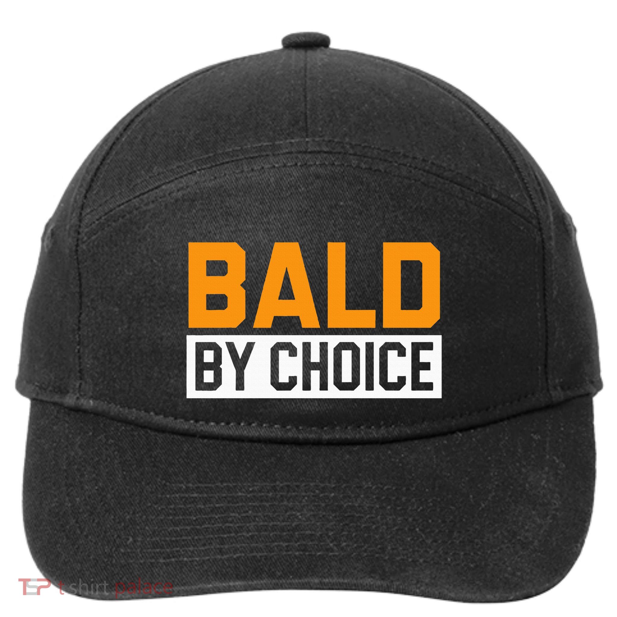 Bald Head Baldy Baldheaded No Hair Baldie Bald Guy 7-Panel Snapback Hat