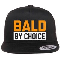 Bald Head Baldy Baldheaded No Hair Baldie Bald Guy Flat Bill Trucker Hat
