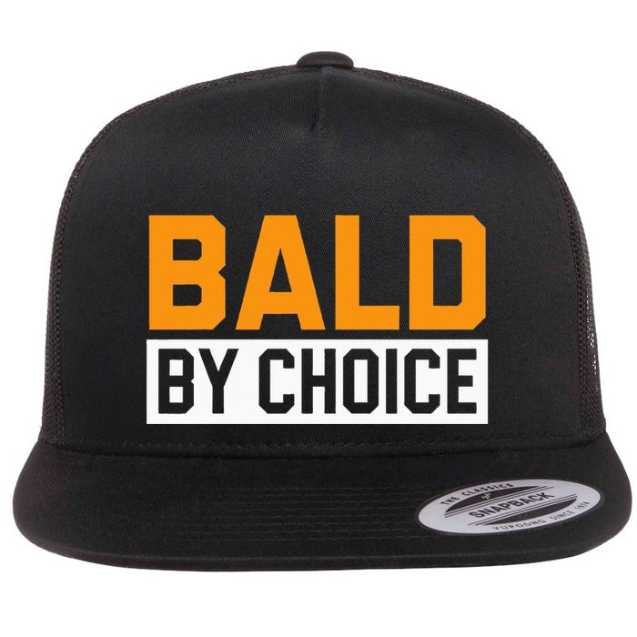 Bald Head Baldy Baldheaded No Hair Baldie Bald Guy Flat Bill Trucker Hat