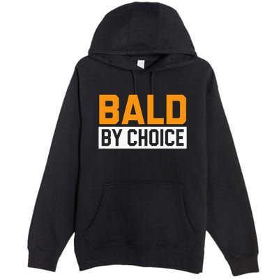 Bald Head Baldy Baldheaded No Hair Baldie Bald Guy Premium Pullover Hoodie