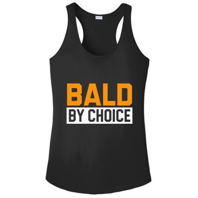 Bald Head Baldy Baldheaded No Hair Baldie Bald Guy Ladies PosiCharge Competitor Racerback Tank