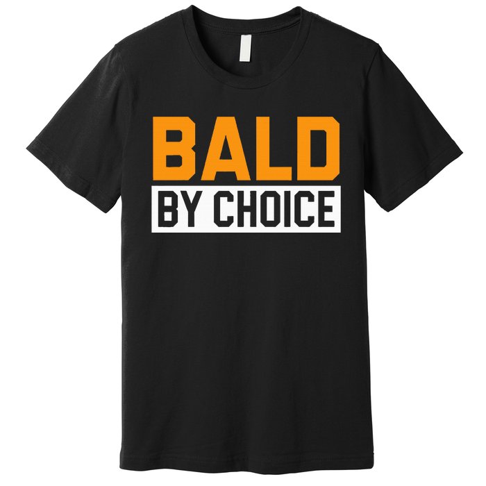 Bald Head Baldy Baldheaded No Hair Baldie Bald Guy Premium T-Shirt