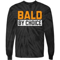 Bald Head Baldy Baldheaded No Hair Baldie Bald Guy Tie-Dye Long Sleeve Shirt