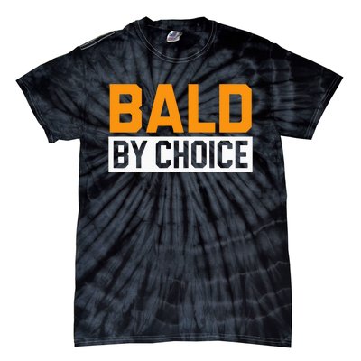 Bald Head Baldy Baldheaded No Hair Baldie Bald Guy Tie-Dye T-Shirt