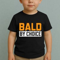Bald Head Baldy Baldheaded No Hair Baldie Bald Guy Toddler T-Shirt