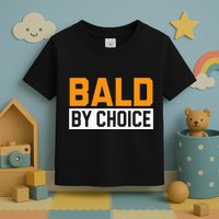 Bald Head Baldy Baldheaded No Hair Baldie Bald Guy Toddler T-Shirt