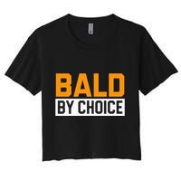 Bald Head Baldy Baldheaded No Hair Baldie Bald Guy Crop Top