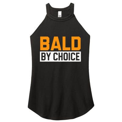 Bald Head Baldy Baldheaded No Hair Baldie Bald Guy Women's Perfect Tri Rocker Tank