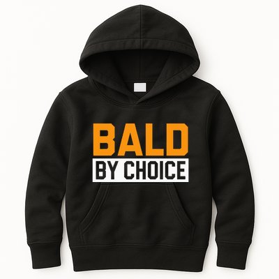 Bald Head Baldy Baldheaded No Hair Baldie Bald Guy Kids Hoodie