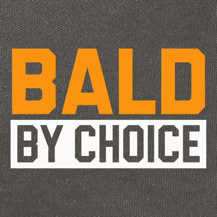 Bald Head Baldy Baldheaded No Hair Baldie Bald Guy Cotton Canvas Backpack