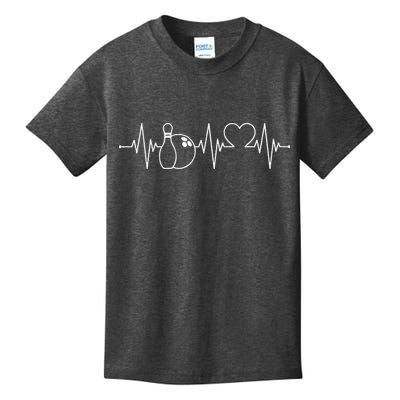 Bowling Heartbeat Bowler Kids T-Shirt