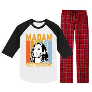 Biden Harris Best Choice Merica Madam Vice President Gift Raglan Sleeve Pajama Set