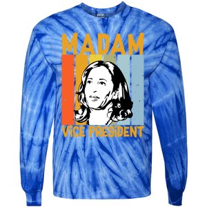 Biden Harris Best Choice Merica Madam Vice President Gift Tie-Dye Long Sleeve Shirt