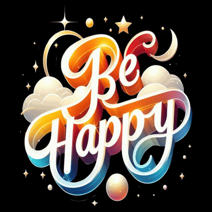 Be Happy Flexfit Unipanel Trucker Cap