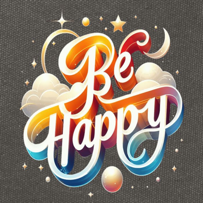 Be Happy Cotton Canvas Backpack