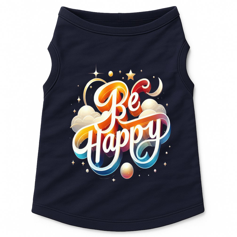 Be Happy Doggie Tank