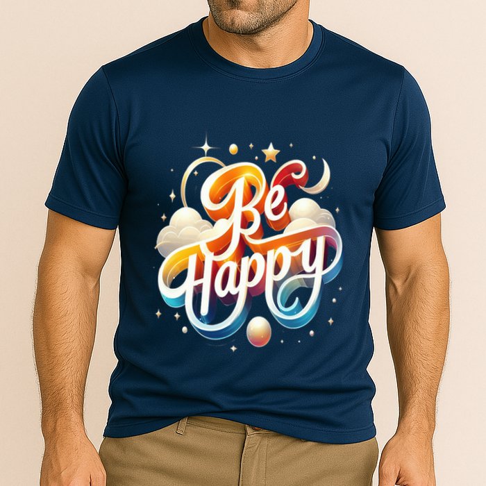 Be Happy Cooling Performance Crew T-Shirt