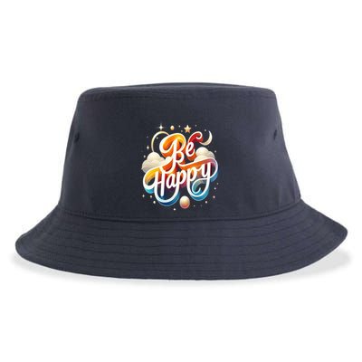 Be Happy Sustainable Bucket Hat