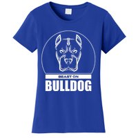 Bulldog Head Beast Gym Fitness Training Workout Gains Gift Women's T-Shirt