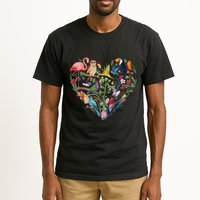 Bird Heart Birding Bird Watching Birder Bird Watcher Design Tall T-Shirt