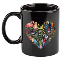 Bird Heart Birding Bird Watching Birder Bird Watcher Design 11oz C Handle Ceramic Mug