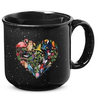 Bird Heart Birding Bird Watching Birder Bird Watcher Design 15oz Campfire Ceramic Mug
