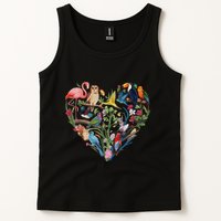 Bird Heart Birding Bird Watching Birder Bird Watcher Design Tank Top