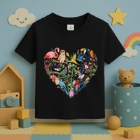 Bird Heart Birding Bird Watching Birder Bird Watcher Design Toddler T-Shirt