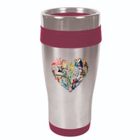 Bird Heart Birding Bird Watching Birder Bird Watcher Design 16oz Travel Tumbler