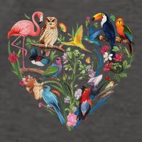 Bird Heart Birding Bird Watching Birder Bird Watcher Design Vector Backpack