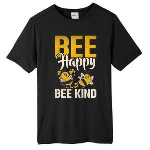 Bee Happy Bee Kind Bee Tall Fusion ChromaSoft Performance T-Shirt