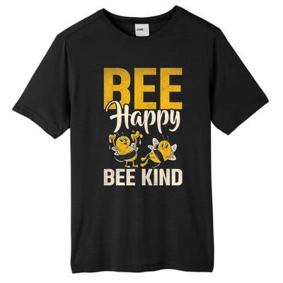 Bee Happy Bee Kind Bee Tall Fusion ChromaSoft Performance T-Shirt