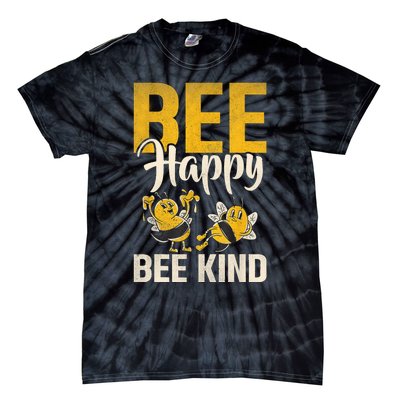 Bee Happy Bee Kind Bee Tie-Dye T-Shirt