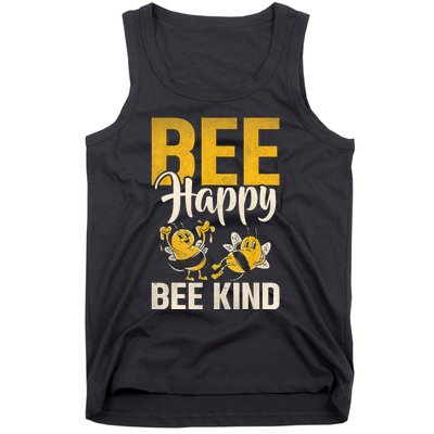 Bee Happy Bee Kind Bee Tank Top