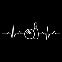 Bowling Heartbeat Bowling Funny Gift Bowling Team Party Gift Flatbill Hat