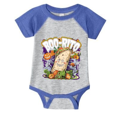 Boorito Halloween Burrito Cute Ghost Pumpkin Funny Gift Infant Baby Jersey Bodysuit