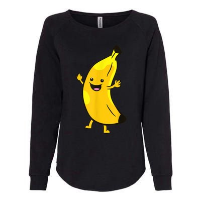 Banana Happy Banana Costume Fruit Love Bananas Womens California Wash Sweatshirt