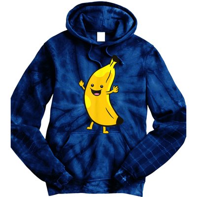 Banana Happy Banana Costume Fruit Love Bananas Tie Dye Hoodie