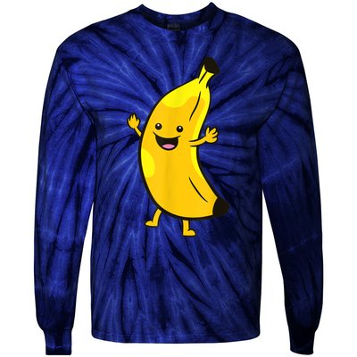 Banana Happy Banana Costume Fruit Love Bananas Tie-Dye Long Sleeve Shirt