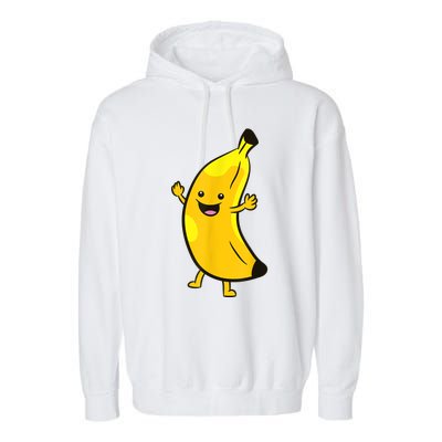 Banana Happy Banana Costume Fruit Love Bananas Garment-Dyed Fleece Hoodie