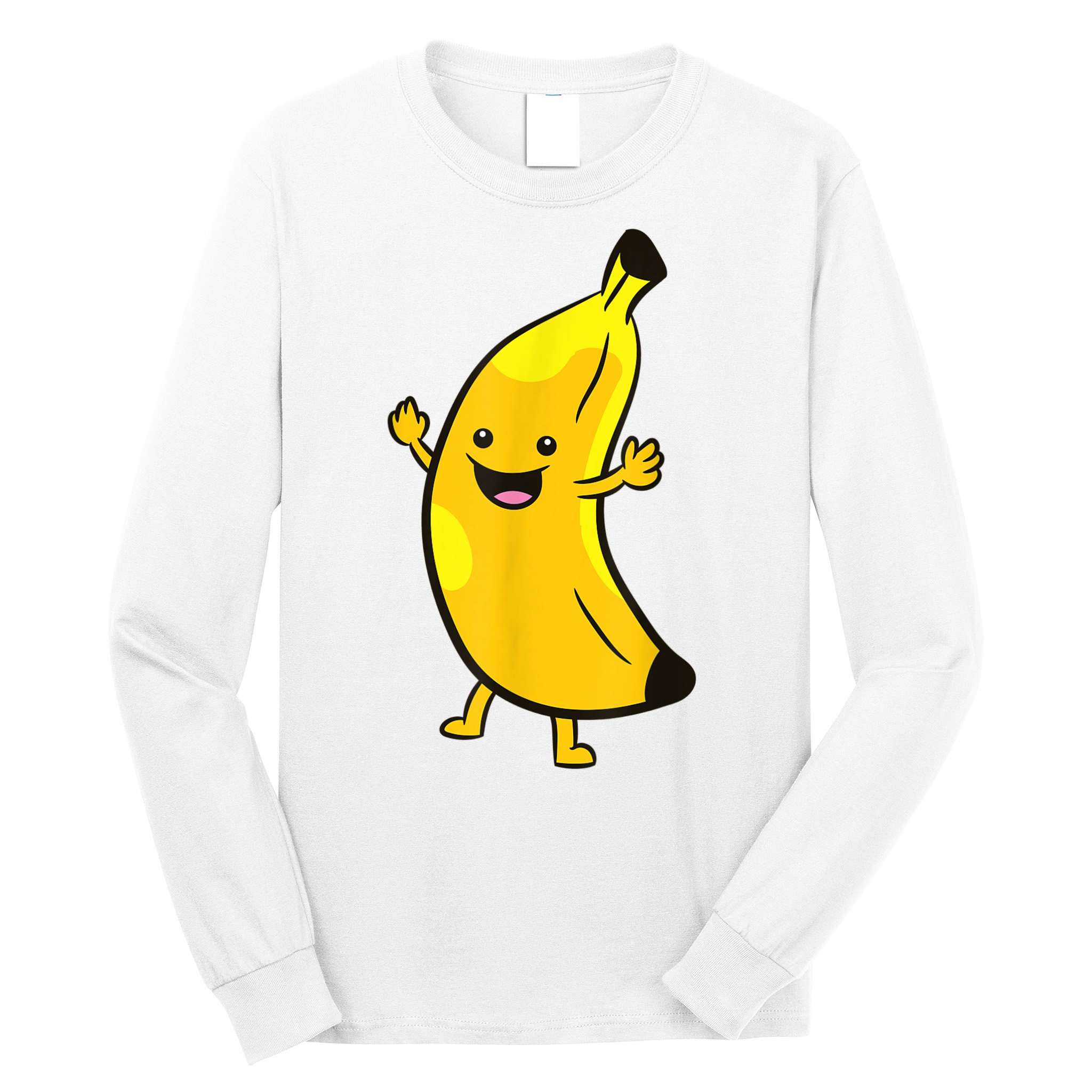 Banana Happy Banana Costume Fruit Love Bananas Long Sleeve Shirt